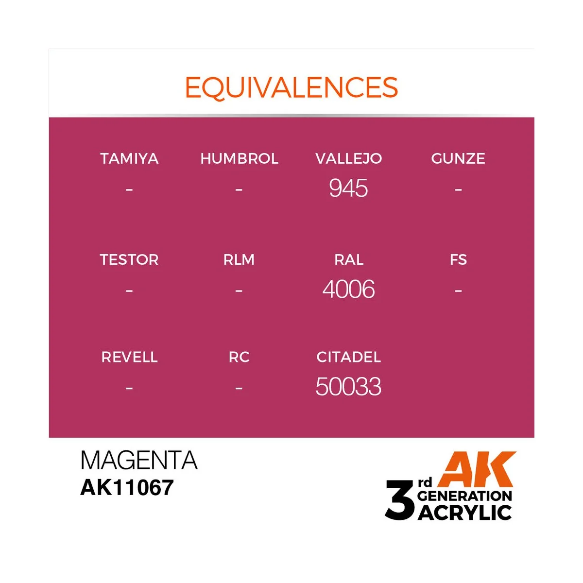 Magenta 17ml - AK Interactive AK11067 Magenta 17ml - AK Interactive AK11067