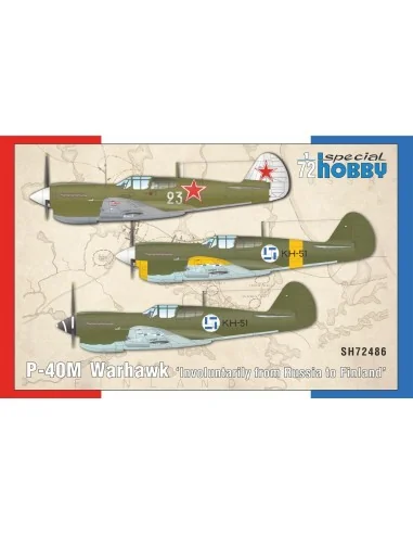 P-40M Warhawk ‘Involuntarily from Russia to Finland’, 1/72 - Specia...