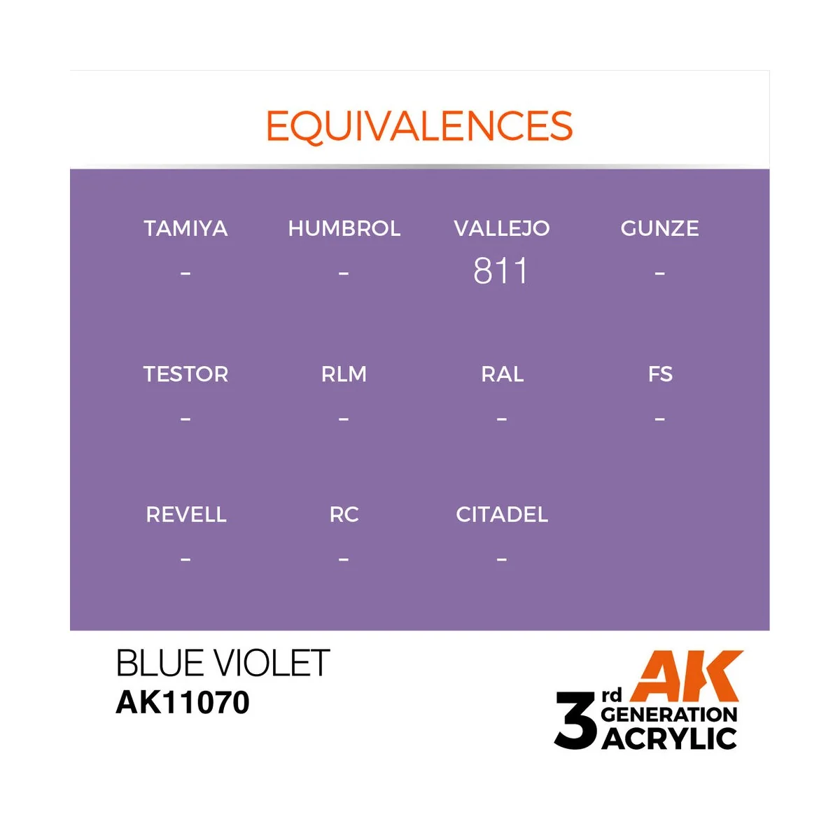 Blue Violet 17ml - AK Interactive AK11070