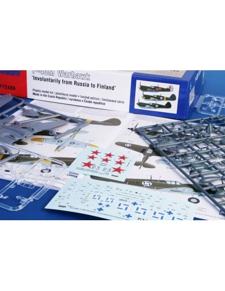 P-40M Warhawk ‘Involuntarily from Russia to Finland’, 1/72 - Specia...