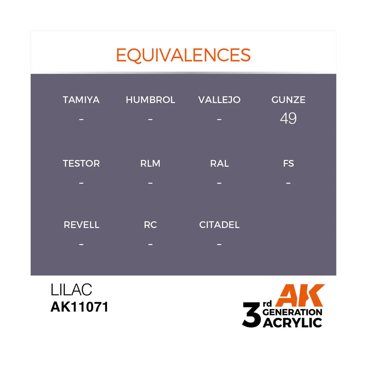 Lilac 17ml - AK Interactive AK11071