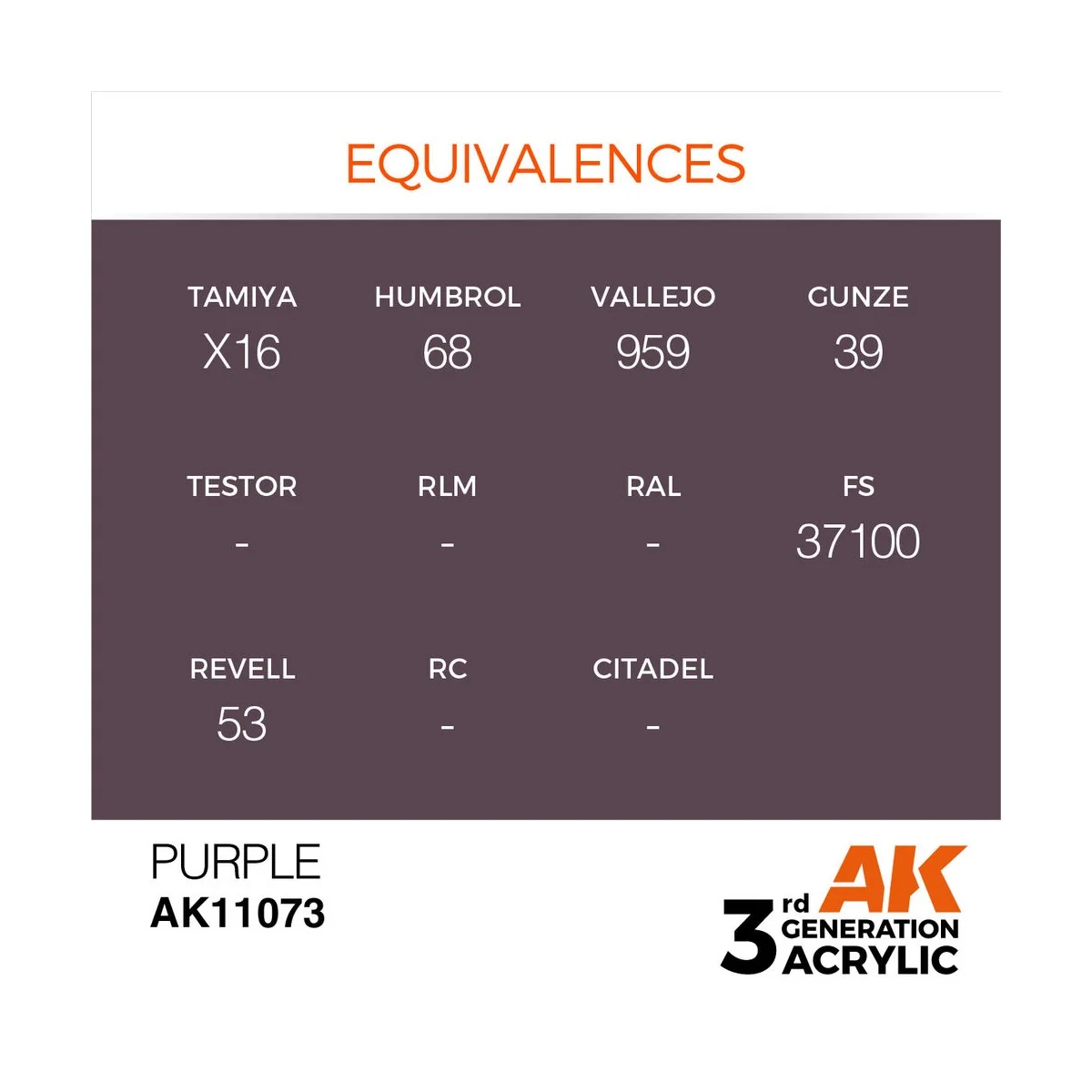 Purple 17ml - AK Interactive AK11073 Purple 17ml - AK Interactive AK11073