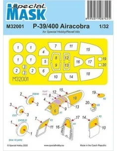 P-39 Airacobra Mask, 1/32 - Special Hobby 100-M32001