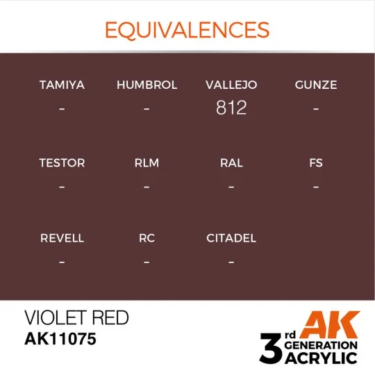 Violet Red 17ml - AK Interactive AK11075