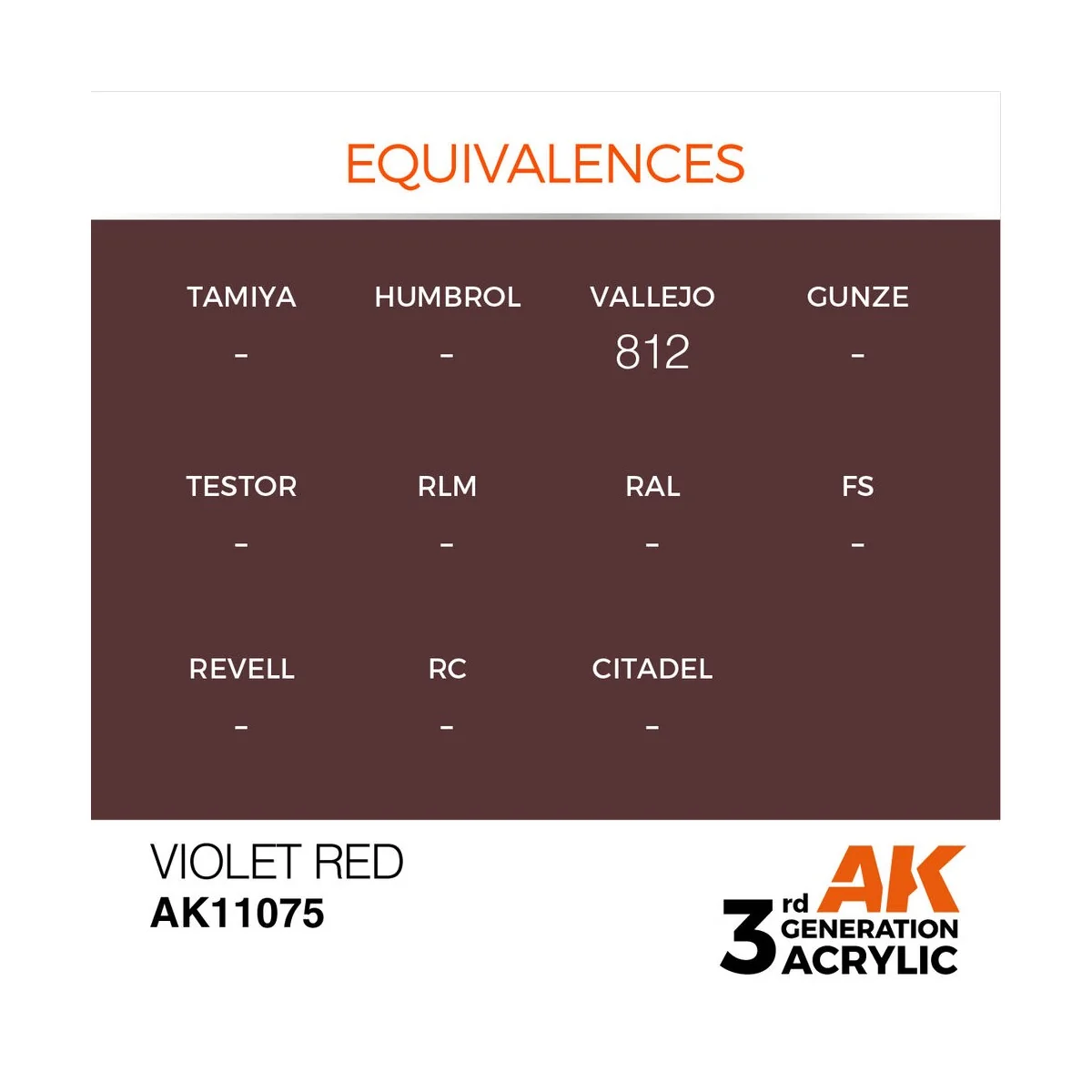 Violet Red 17ml - AK Interactive AK11075