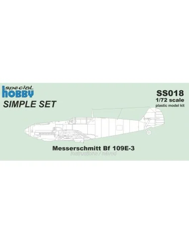 [NO_DESC] Messerschmitt Bf 109E-3 / Simple Set, 1/72 - Special Hobb...