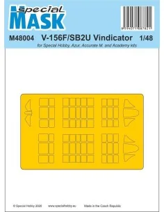 V-156F/SB2U Vindicator MASK, 1/48 - Special Hobby 100-M48004