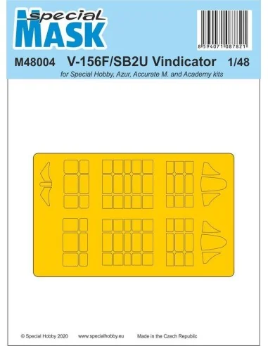 V-156F/SB2U Vindicator MASK, 1/48 - Special Hobby 100-M48004
