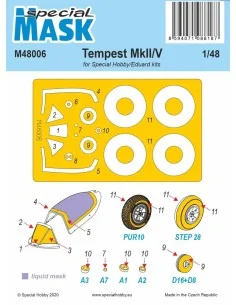 Tempest Mk.II/V Mask, 1/48 - Special Hobby 100-M48006