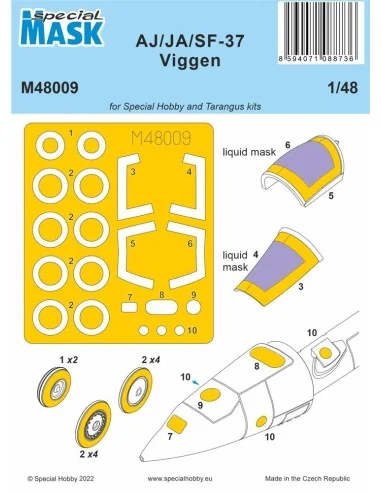 AJ/JA/SF-37 Viggen MASK, 1/48 - Special Hobby 100-M48009