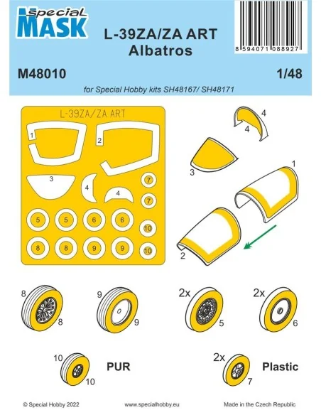L-39ZA/ZA ART Albatros MASK, 1/48 - Special Hobby 100-M48010