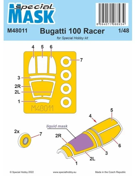 Bugatti 100 MASK, 1/48 - Special Hobby 100-M48011