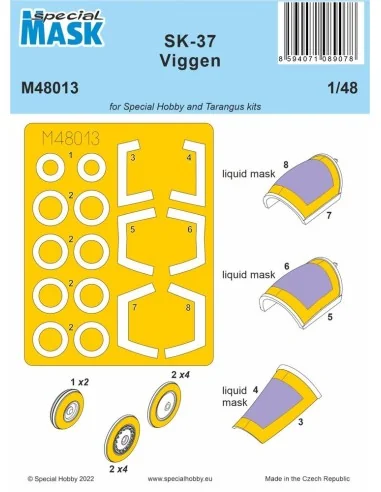 SK-37 Viggen MASK, 1/48 - Special Hobby 100-M48013