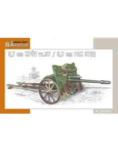 Kanon 3, 7cm KPUV vz.37 (3, 7cm PAK 37(t), 1/35 - Special Hobby 100...