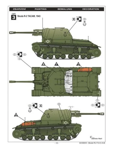 R-2 TACAM "Romanian Tank Destroyer", 1/35 - Special Hobby 100-SA35003