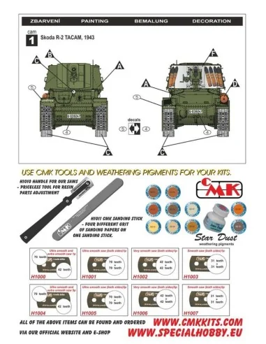 R-2 TACAM "Romanian Tank Destroyer", 1/35 - Special Hobby 100-SA35003