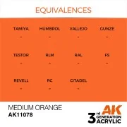 Medium Orange 17ml - AK Interactive AK11078