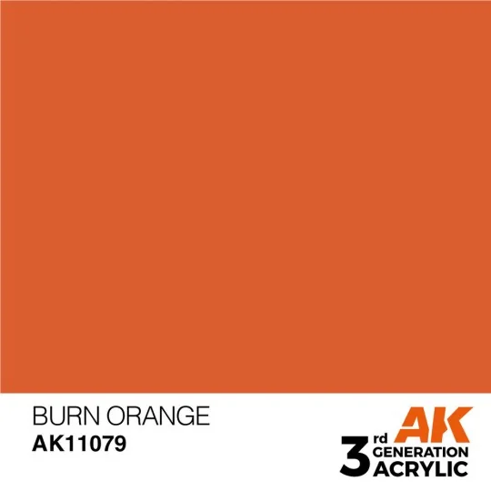 Burn Orange 17ml - AK Interactive AK11079 Burn Orange 17ml - AK Interactive AK11079