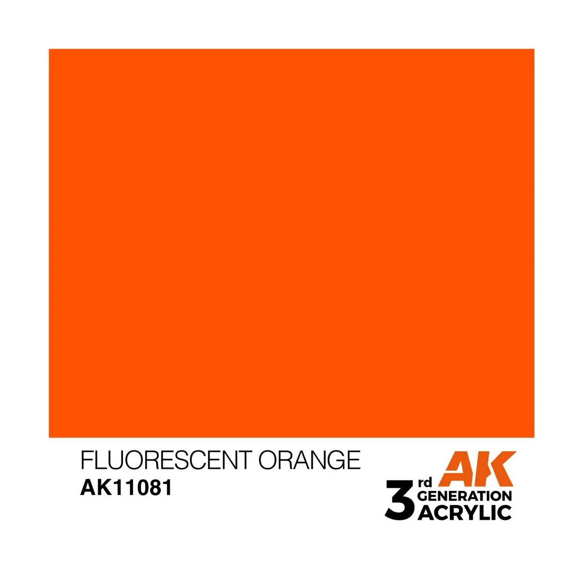 Fluorescent Orange 17ml - AK Interactive AK11081