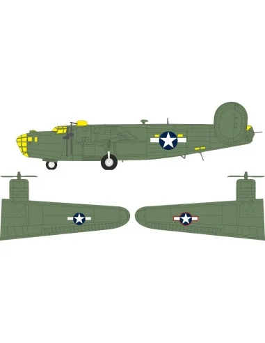 B-24D US national insignia for Airfix, 1/72 - Eduard Accessories CX701