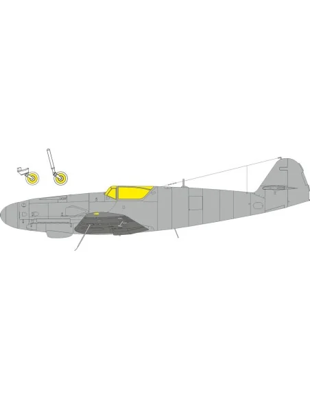Bf 109K for Eduard, 1/72 - Eduard Accessories CX705