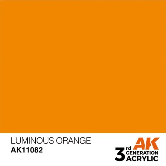 Luminous Orange 17ml - AK Interactive AK11082 Luminous Orange 17ml - AK Interactive AK11082