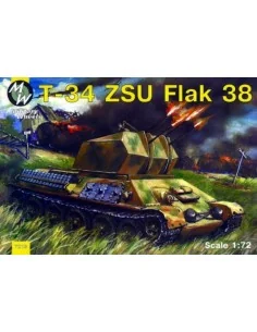 [NO_DESC] T-34 Flak 38, 1/72 - Military Wheels MW7213