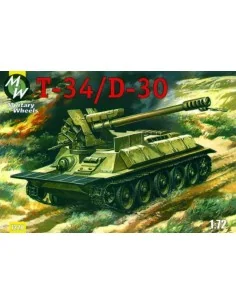 T-34/D-30, 1/72 - Military Wheels MW7220