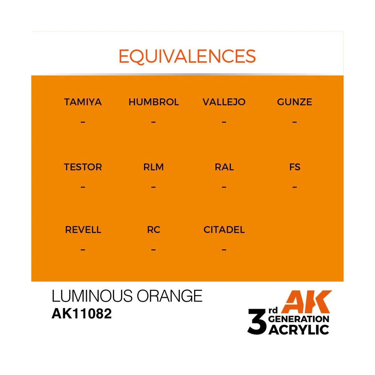 Luminous Orange 17ml - AK Interactive AK11082
