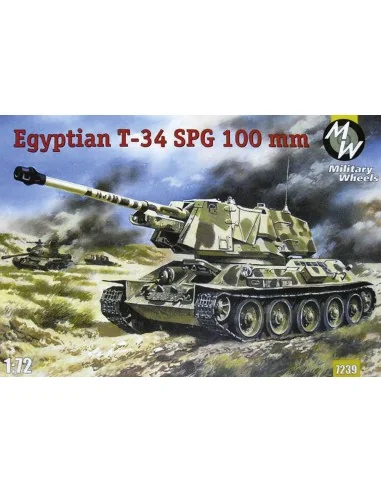 [NO_DESC] T-34-100 Egypt Army, 1/72 - Military Wheels MW7239