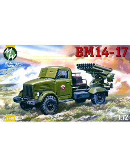 BM-14-17 on the GAZ-51, 1/72 - Military Wheels MW7240