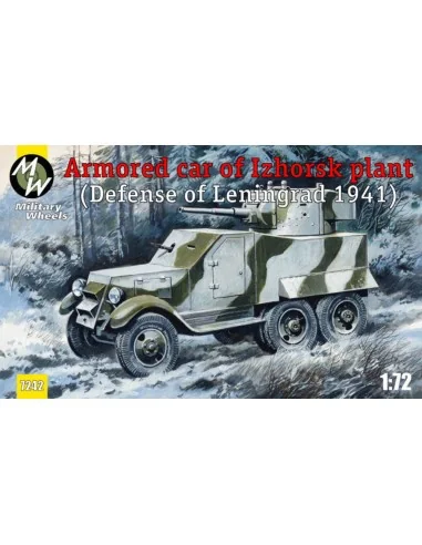 Armored car of Izhorsk plant, Leningrad, 1/72 - Military Wheels MW7242