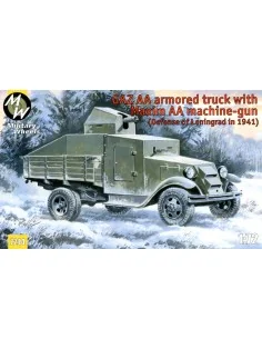 GAZ AA armored truck with Maxim AA gun, 1/72 - Military Wheels MW7244