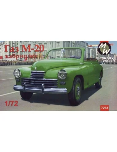 [NO_DESC] GAZ-M20 Pobeda cabriolet, Soviet car, 1/72 - Military Whe...