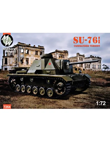 Su-76i commander tower version, 1/72 - Military Wheels MW7264