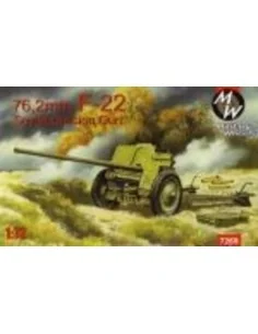 F-22 Soviet 76, 2mm division gun, 1/72 - Military Wheels MW7269