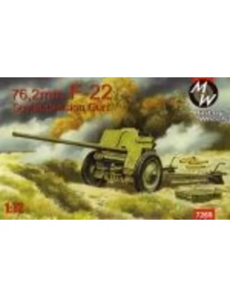 F-22 Soviet 76, 2mm division gun, 1/72 - Military Wheels MW7269