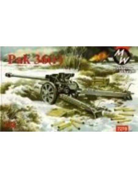 Pak 36r Germann gun, 1/72 - Military Wheels MW7270