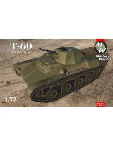 Tank T-60 (ZSU Flak 12, 7 mm), 1/72 - Military Wheels MW7271