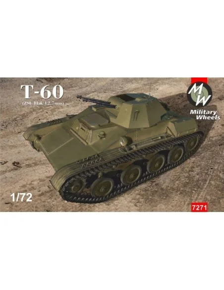 [NO_DESC] Tank T-60 (ZSU Flak 12, 7 mm), 1/72 - Military Wheels MW7271