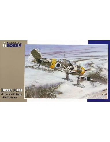 [NO_DESC] Fokker D.XXI 4. Sarja with Wasp Junior Engine, 1/48 - Spe...