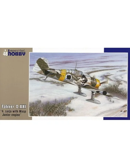 [NO_DESC] Fokker D.XXI 4. Sarja with Wasp Junior Engine, 1/48 - Spe...