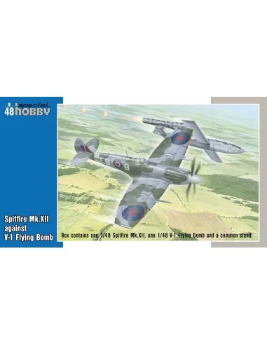 [NO_DESC] Spitfire Mk.XII against V-1 Flying Bomb, 1/48 - Special H...