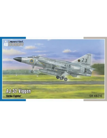 AJ-37 Viggen Strike Fighter, 1/48 - Special Hobby 100-SH48216