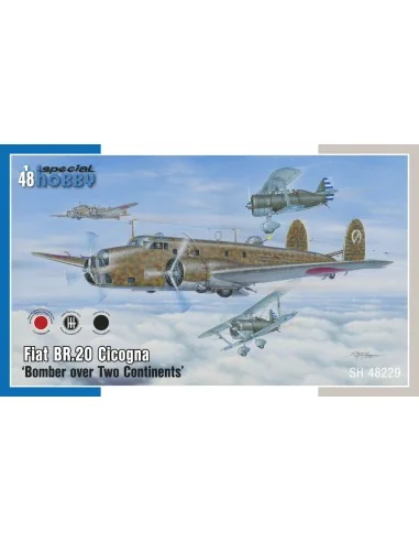 Fiat Br.20 Cicogna ‘Bomber over Two Continents’, 1/48 - Special Hob...