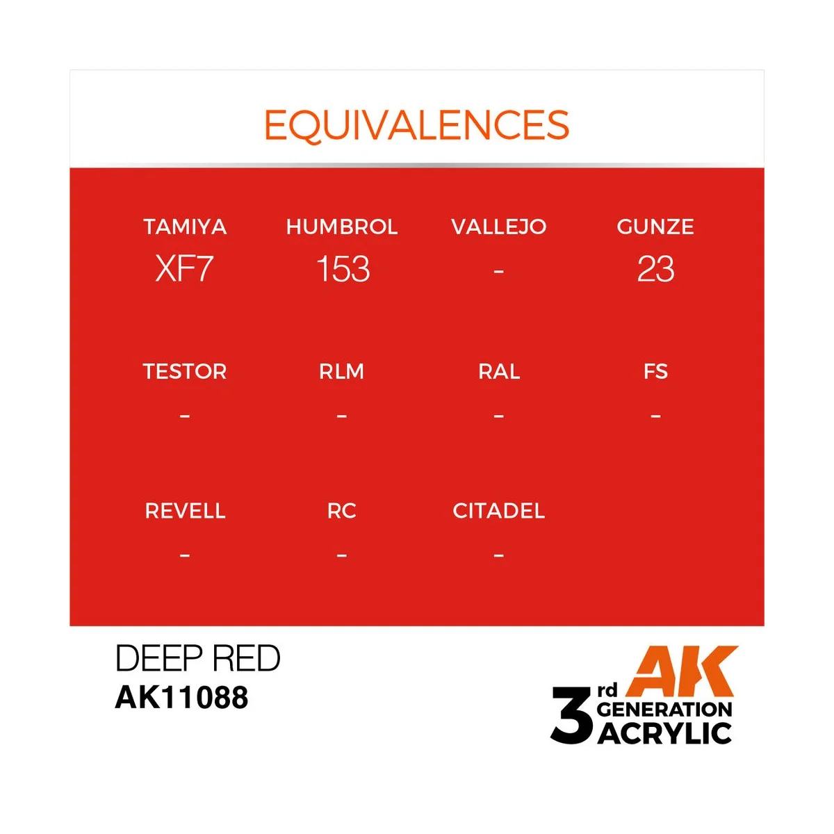 Deep Red 17ml - AK Interactive AK11088