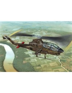 AH-1G Cobra Over Vietnam with M-35 Gun System Hi-Tech Kit, 1/48 - S...