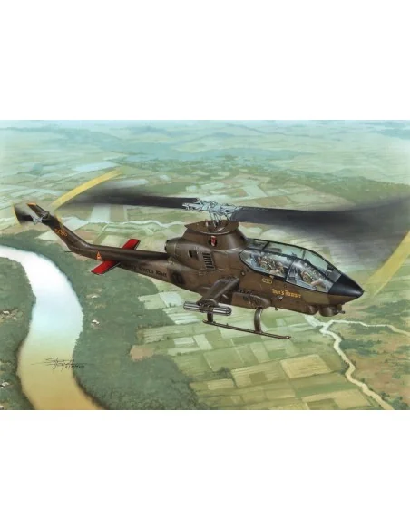 AH-1G Cobra Over Vietnam with M-35 Gun System Hi-Tech Kit, 1/48 - S...