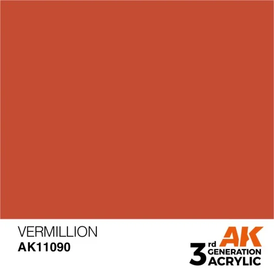 Vermillion 17ml - AK Interactive AK11090 Vermillion 17ml - AK Interactive AK11090
