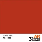Matt Red 17ml - AK Interactive AK11092